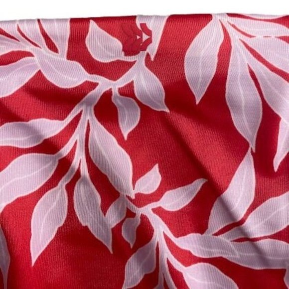 Women's Plus Size Hipster Bikini Bottom Medium Coverage Red Floral 3XL 24W/26W - Picture 8 of 9